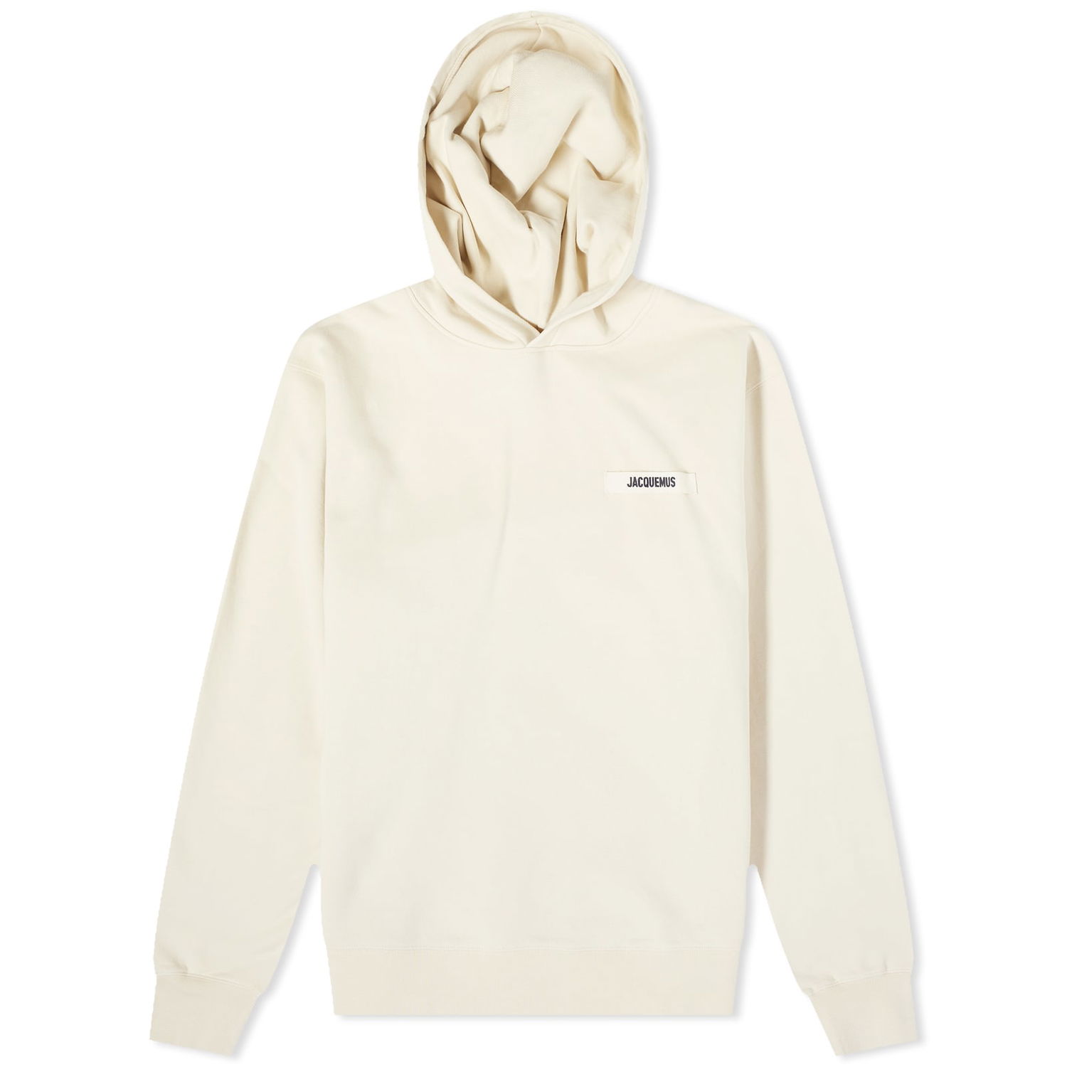 Sweatshirt Jacquemus Gros Grain Logo Hoodie Beige | 24E245JS247-2036-150, 0