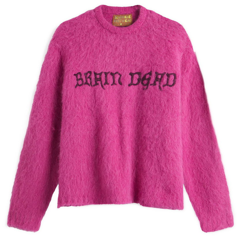 Sweater Brain Dead Brain Dead Boxy Knit Jumper, Size Large Lyserød | BDS25O12O043-FUC