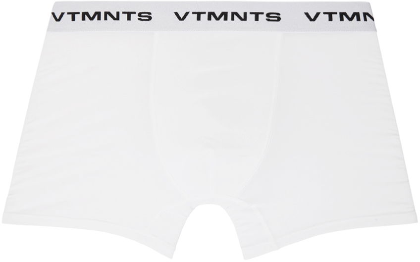 Boksere VETEMENTS Logo-Woven Boxer Briefs Hvid | VL22UN300W, 0