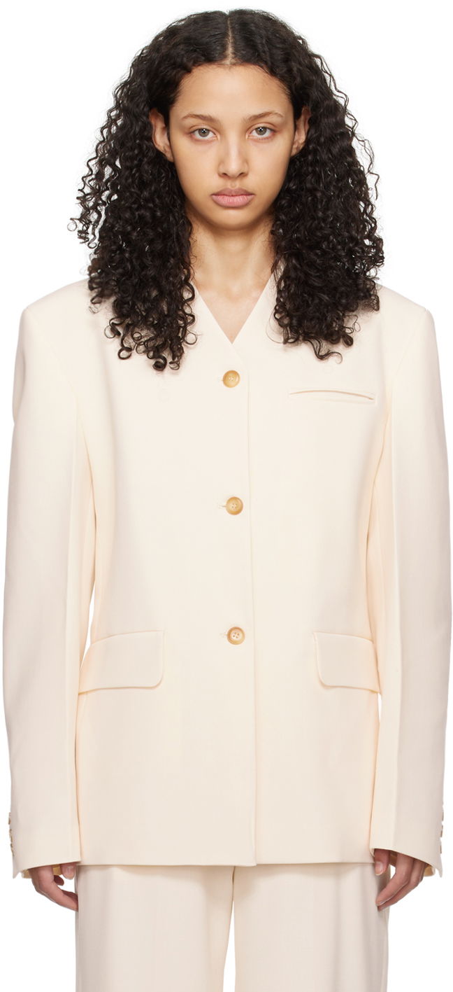 Frakker Nanushka Fem Blazer Beige | NW24RSJK00471, 0