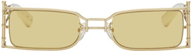 Solbriller Feng Chen Wang Feng Chen Wang Bamboo Sunglasses Gul | SSE-WS01-001, 0