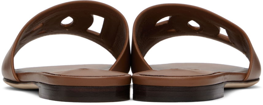 Sneakers og sko Dolce & Gabbana White 'DG' Cutout Slides Hvid | CQ0436 AY329, 1