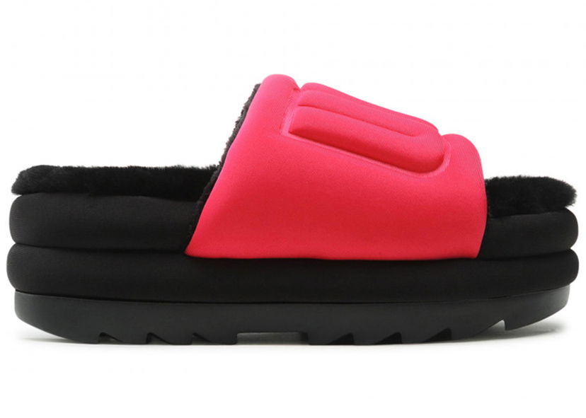 Tøj UGG Maxi Graphic Slide Radish Sort | 1131992-RHBL