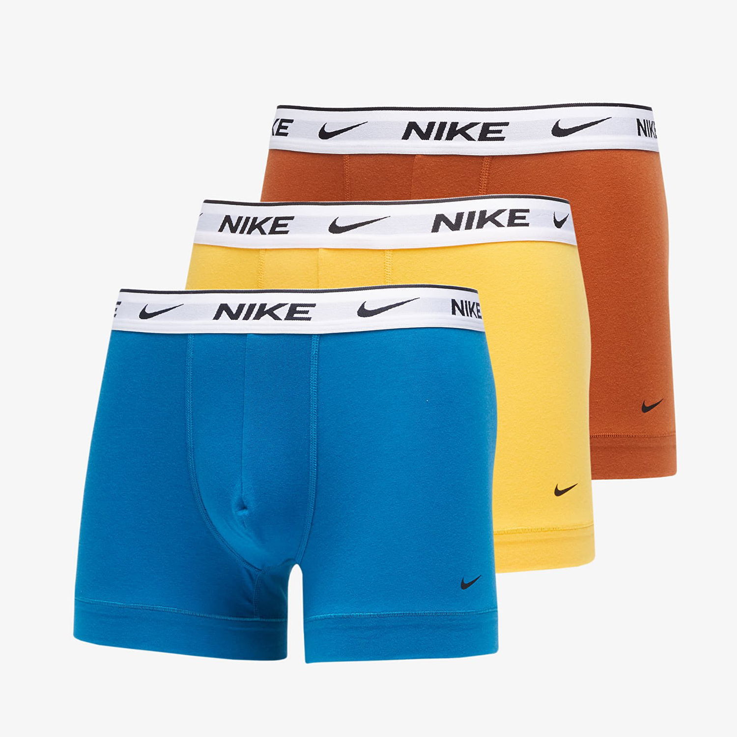 Boksere Nike Everyday Cotton Stretch Trunk 3 Pack Flerfarvet | 0000KE1008-KUW, 0