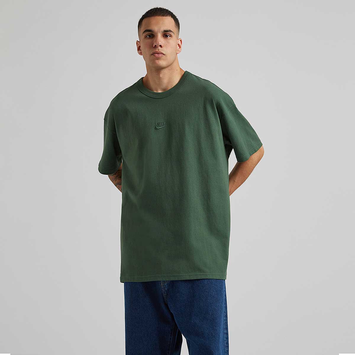 T-shirt Nike Sportswear Premium Essentials T-Shirt Grøn | DO7392-323, 1