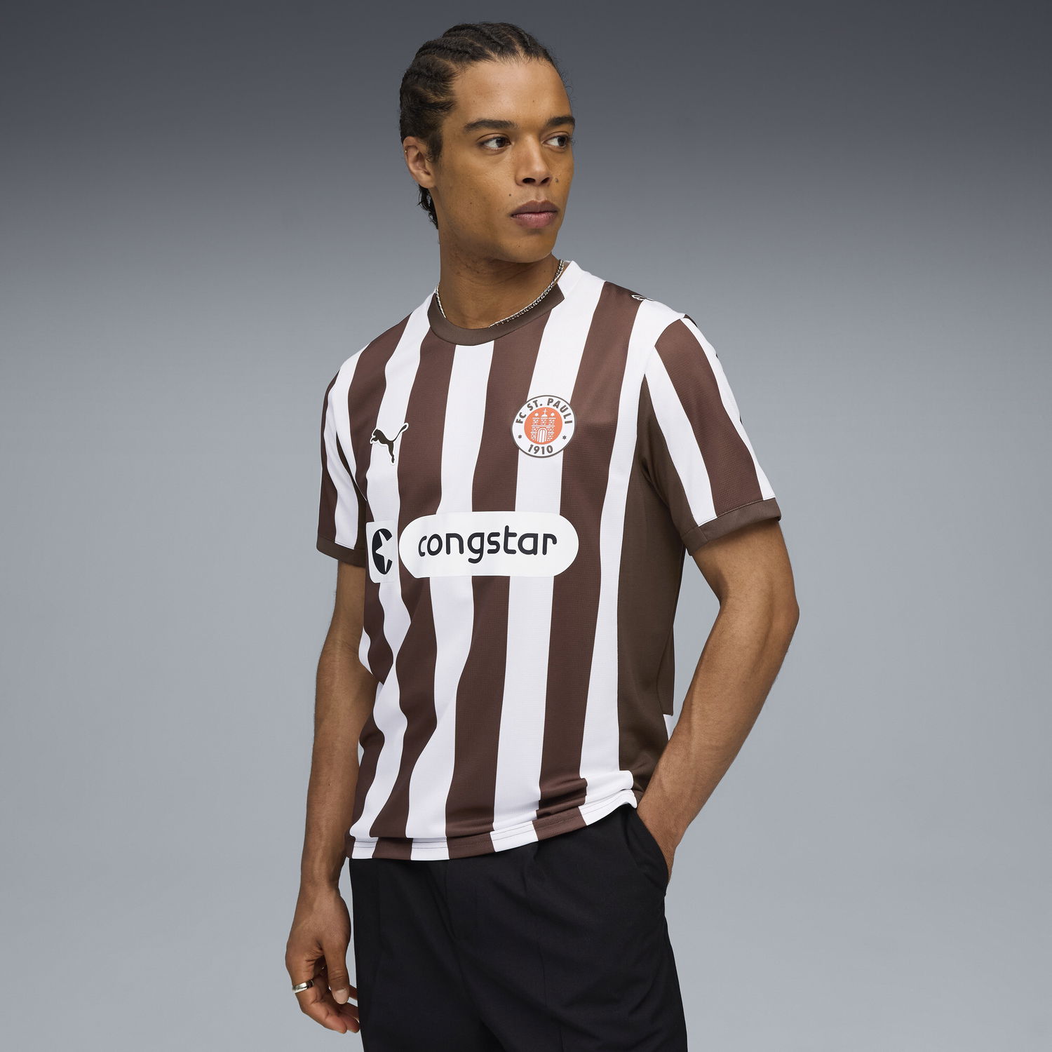 Jersey Puma FC St. Pauli 25/26 Home Jersey Brun | 783063_01, 1