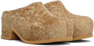 Skopleje Dries Van Noten Dries Van Noten Shearling Slip-on Loafers Beige | MS251-758, 3