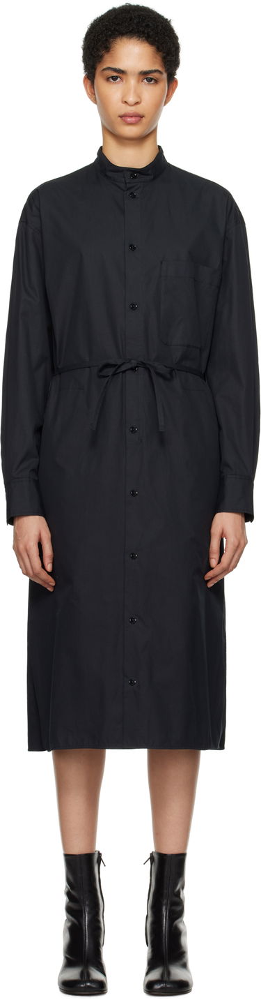 Kjole LEMAIRE Lemaire Drawstring Midi Shirt Dress Sort | DR1087 LF839, 0