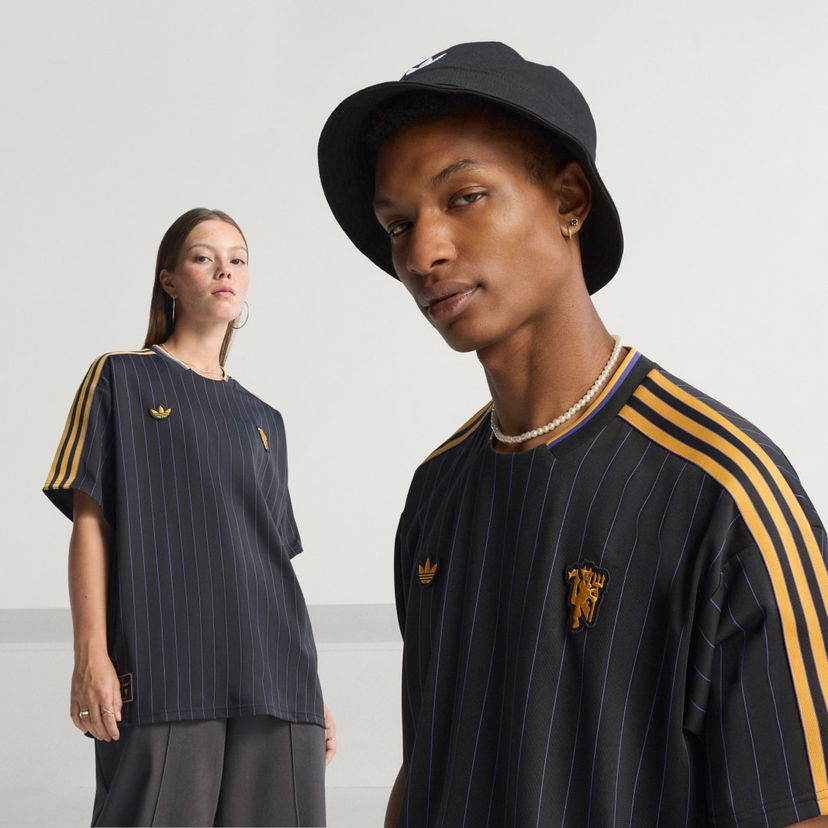 Jersey adidas Performance Manchester United Terrace Icons Jersey Sort | JN2818