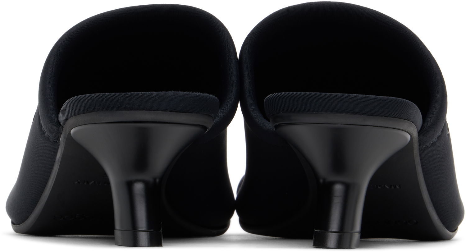 Sneakers og sko Courrèges Courrèges Wet Scuba Heeled Mules Sort | 125SSD029NE0006, 1