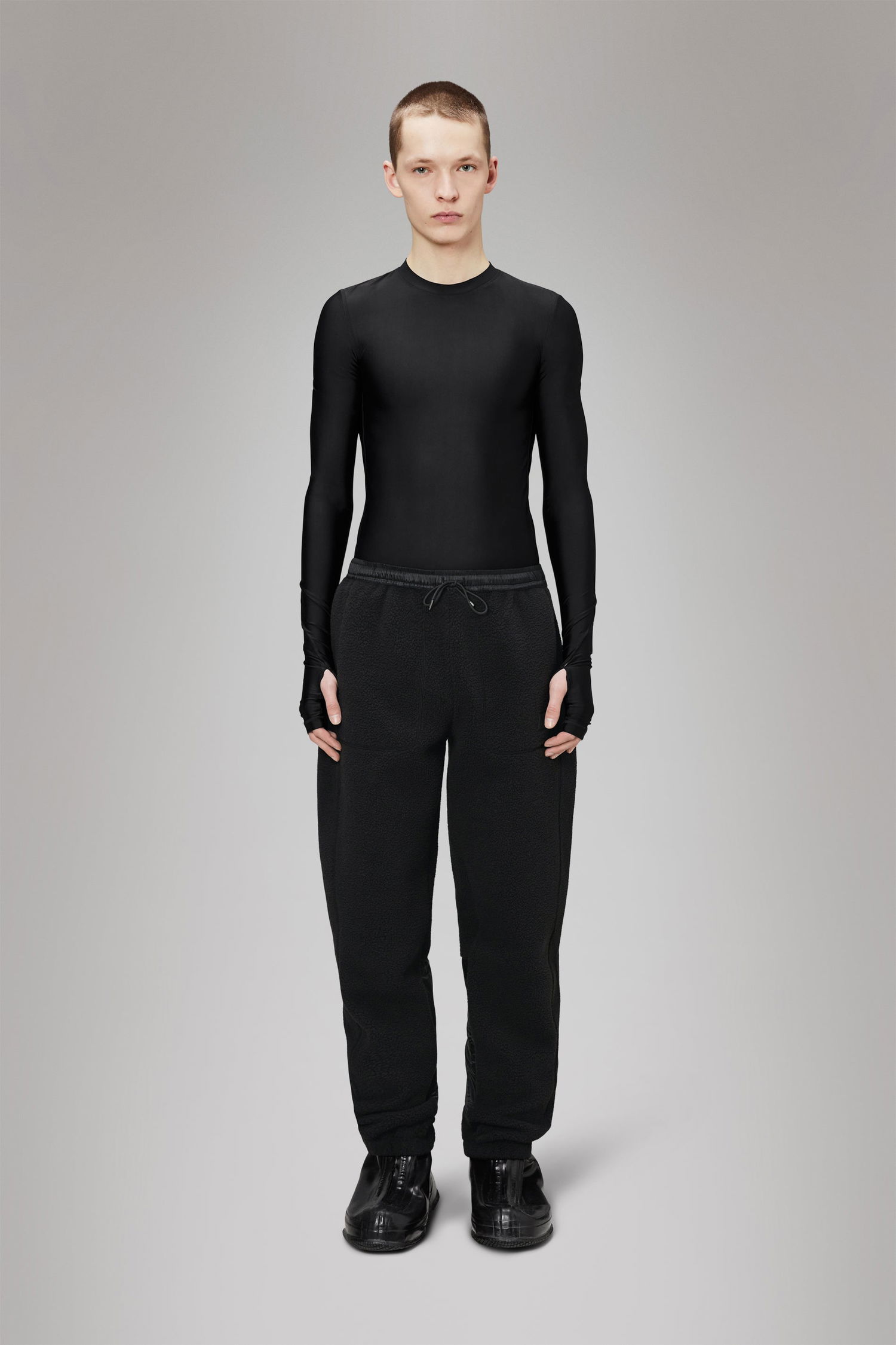 Bukser Rains Fleece Pants Regular Sort | 19990\01, 1