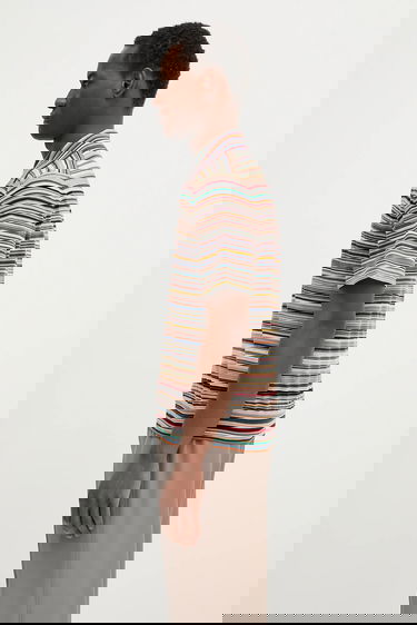 Polo skjorte Paul Smith Paul Smith Signature Stripe Knitted Polo Flerfarvet | M1R-270Y-P02682, 4