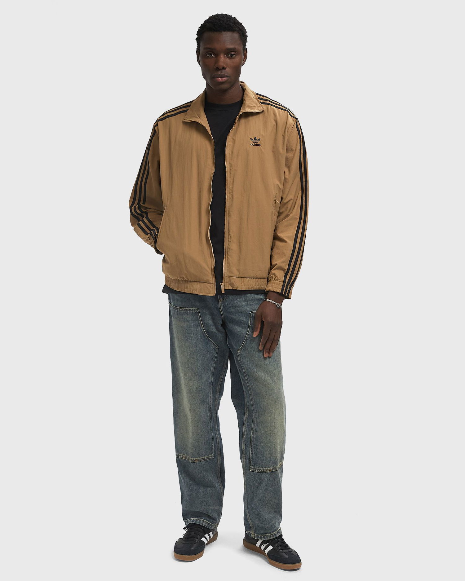 Træningsdragt adidas Performance Adicolor Woven Firebird Track Jacket Brun | JY1333, 1