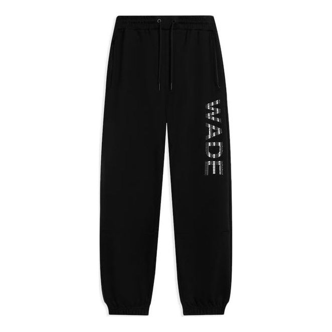 Joggingbukser Li-Ning Wade Graphic Sweatpants Sort | AKLS817-1