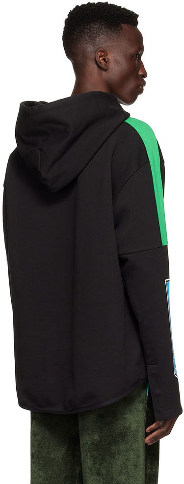 Sweatshirt We11done Cotton Graphic Hoodie Sort | WD-TH1-22-556-U-BK, 2