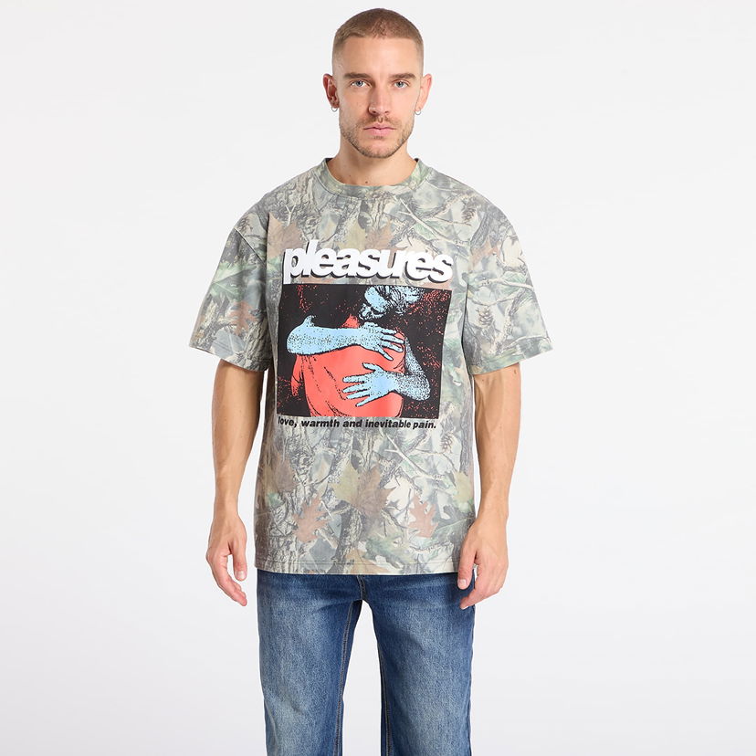 T-shirt Pleasures T-Shirt Embrace Camo Flerfarvet | P25F077-CAMO