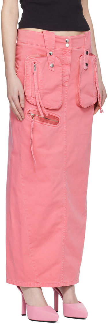 Nederdel Blumarine Embroidered Maxi Skirt Grøn | P422J108A, 4