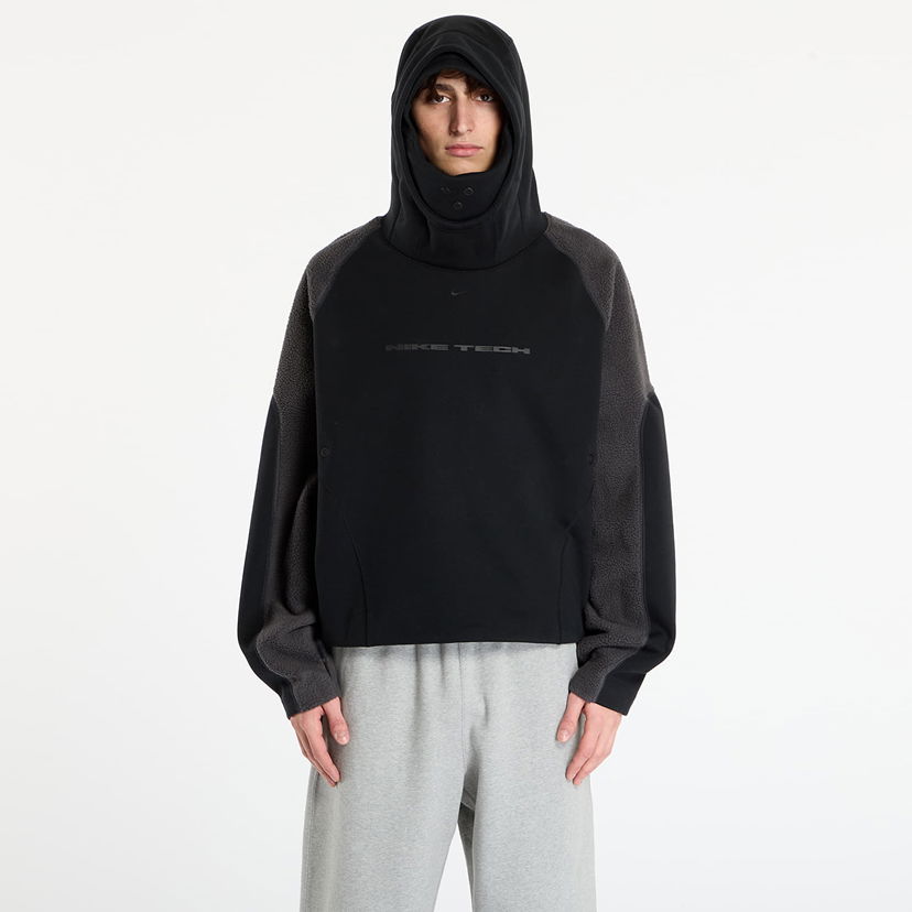 Sweatshirt Nike Tech Boreas Oversized Balaclava Hoodie Sort | IB3363-010