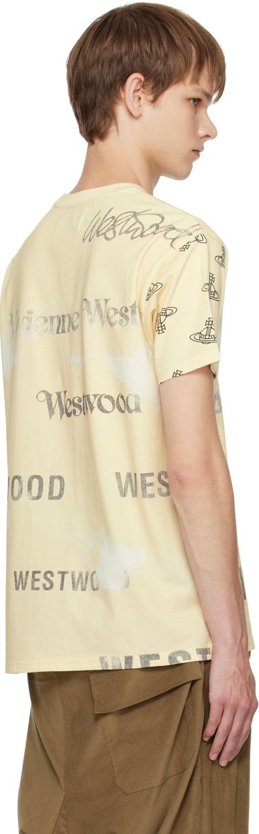 T-shirt Vivienne Westwood Vivienne Westwood Labels Classic T-Shirt Gul | 3G010013-J006E-, 2