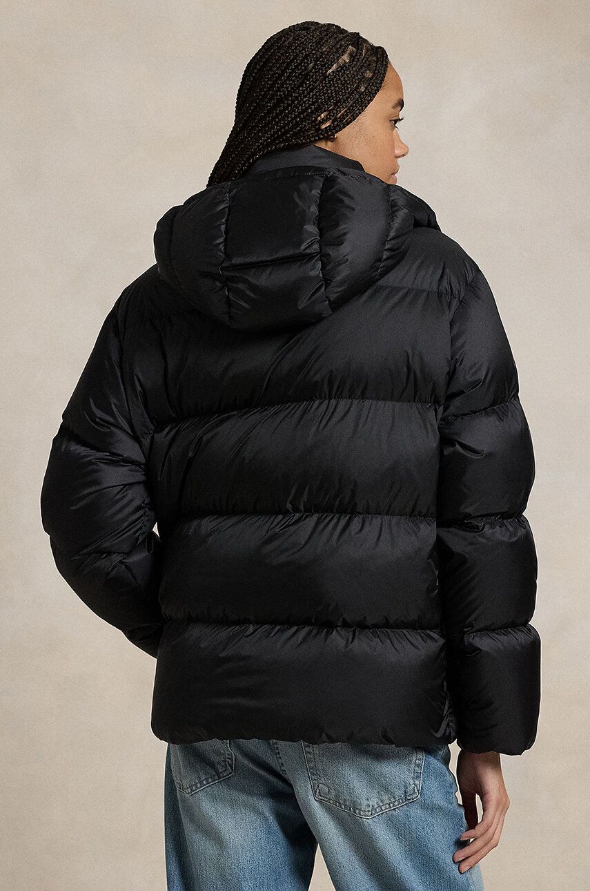 Puffer jakke Polo by Ralph Lauren Black Down Puffer Jacket Sort | 211932183, 1