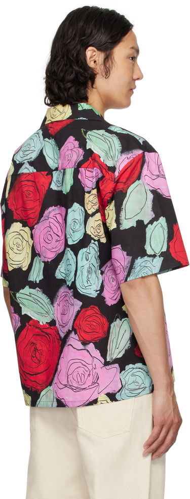 Skjorte Marni Marni Orion Print Bowling Shirt Sort | CUMU0213A5 UTC506, 2