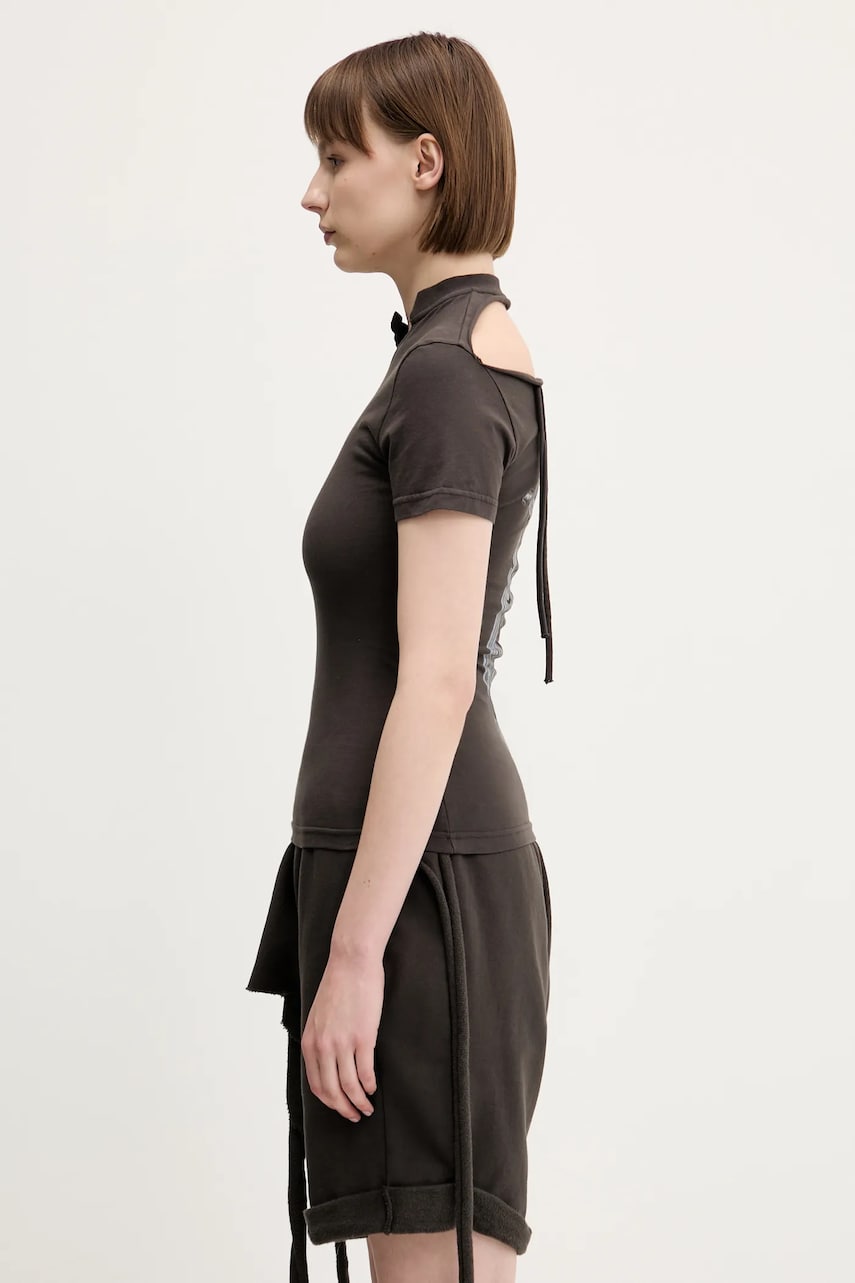 T-shirt Ottolinger Ottolinger Cut Out T-Shirt Brun | 115.104015.02, 1