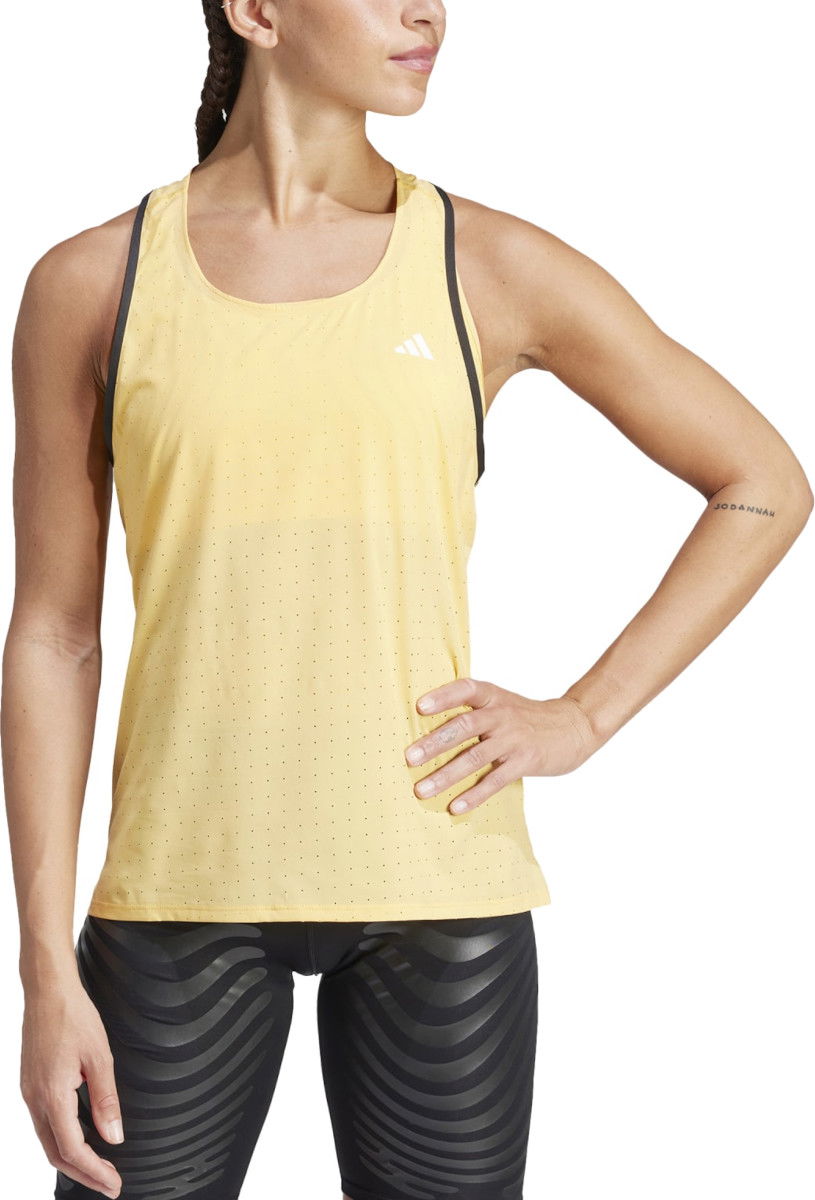 Tanktop adidas Performance adidas ADIZERO TANK W Gul | in1117, 0