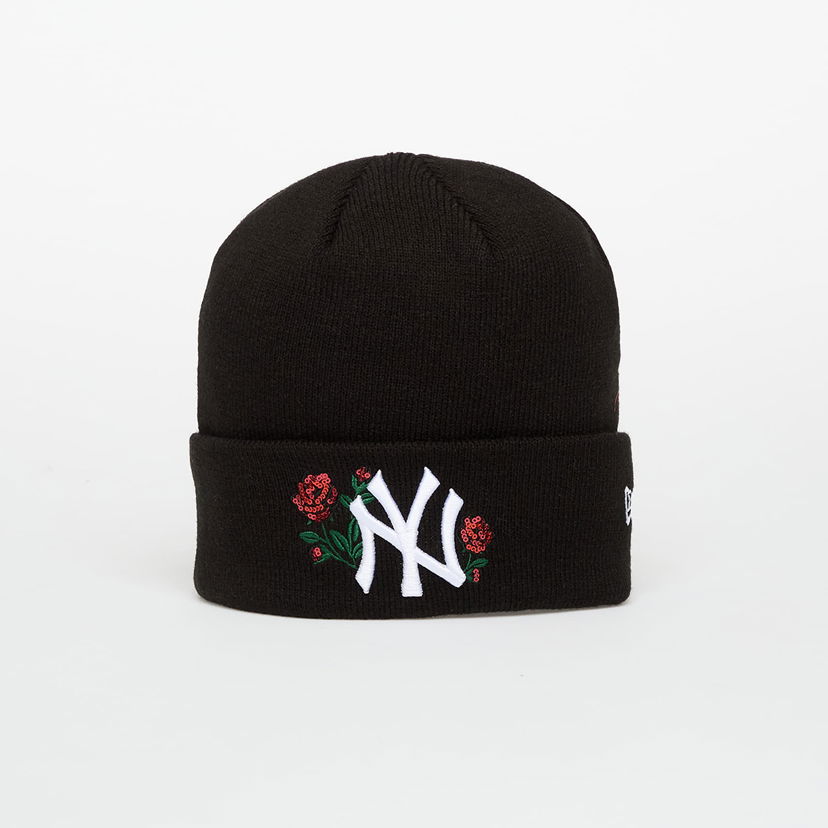 Beanie New Era Knit Sequin Rose Beanie MLB New York Yankees Sort | 60691291