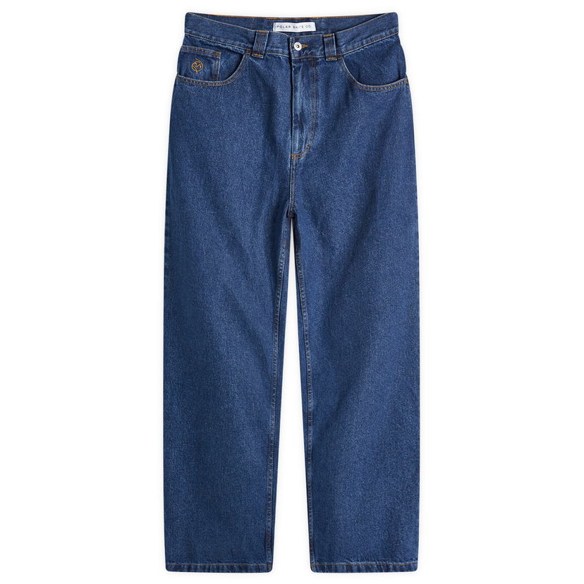 Jeans Polar Skate Co. Polar Skate Co. Big Boy Jeans, Size Small Blå | PSC-CO-24-DBLU