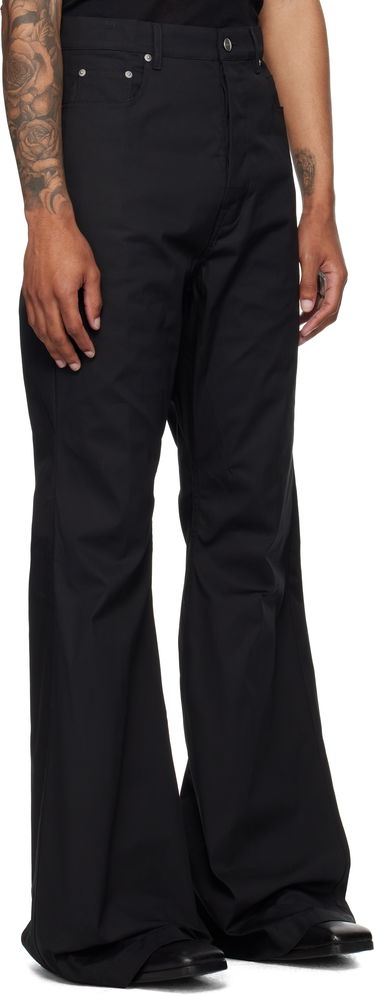 Bukser Rick Owens Rick Owens Concordians Bolan Bootcut Trousers Sort | RU02E1335 TE, 1