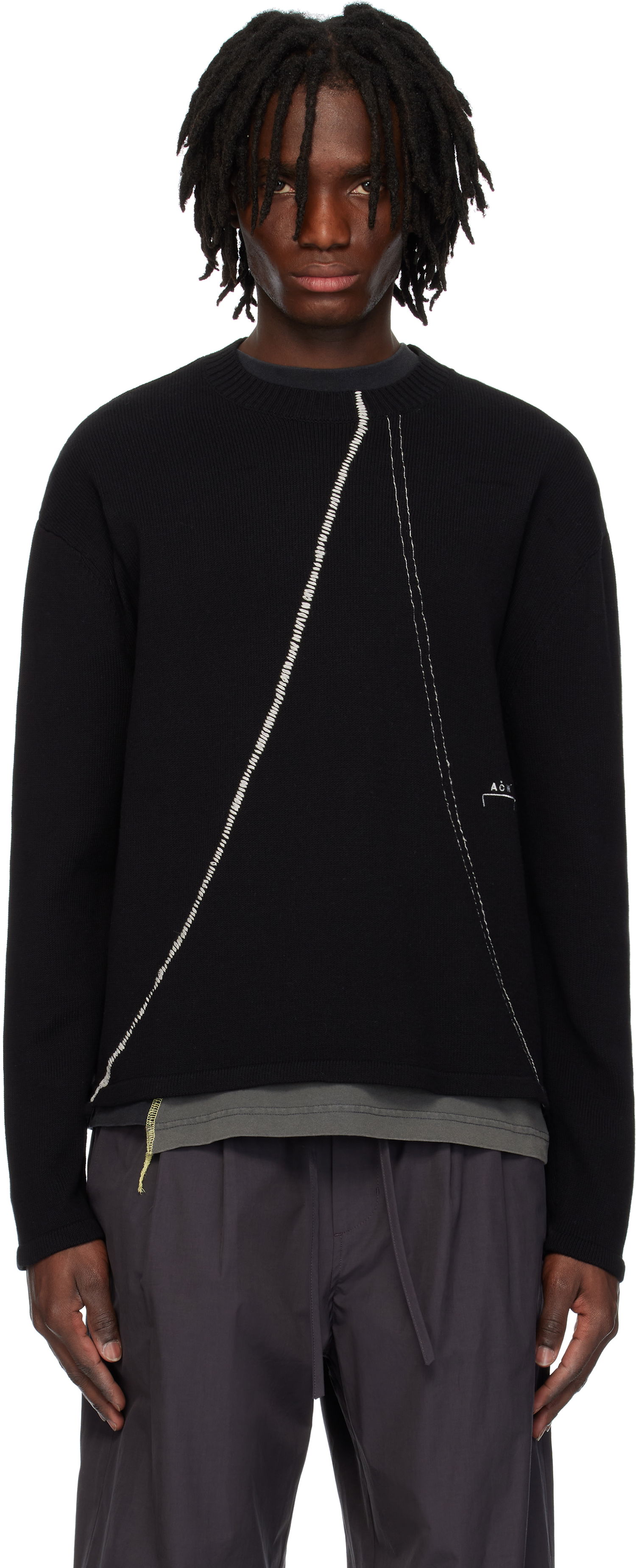 Sweater A-COLD-WALL* A-COLD-WALL* Millbank Knit Sweater Sort | ACWMK202, 0