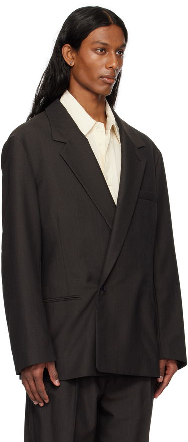 Jakke LEMAIRE Lemaire Soft Double Breasted Blazer Sort | JA1063 LF414, 1