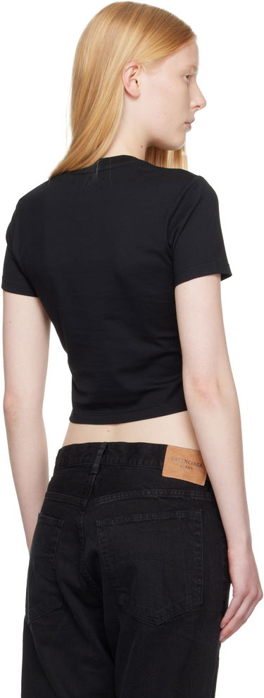 Crop top AMIRI 'MA' Embroidered Baby Tee Sort | AWJYTE1020, 2