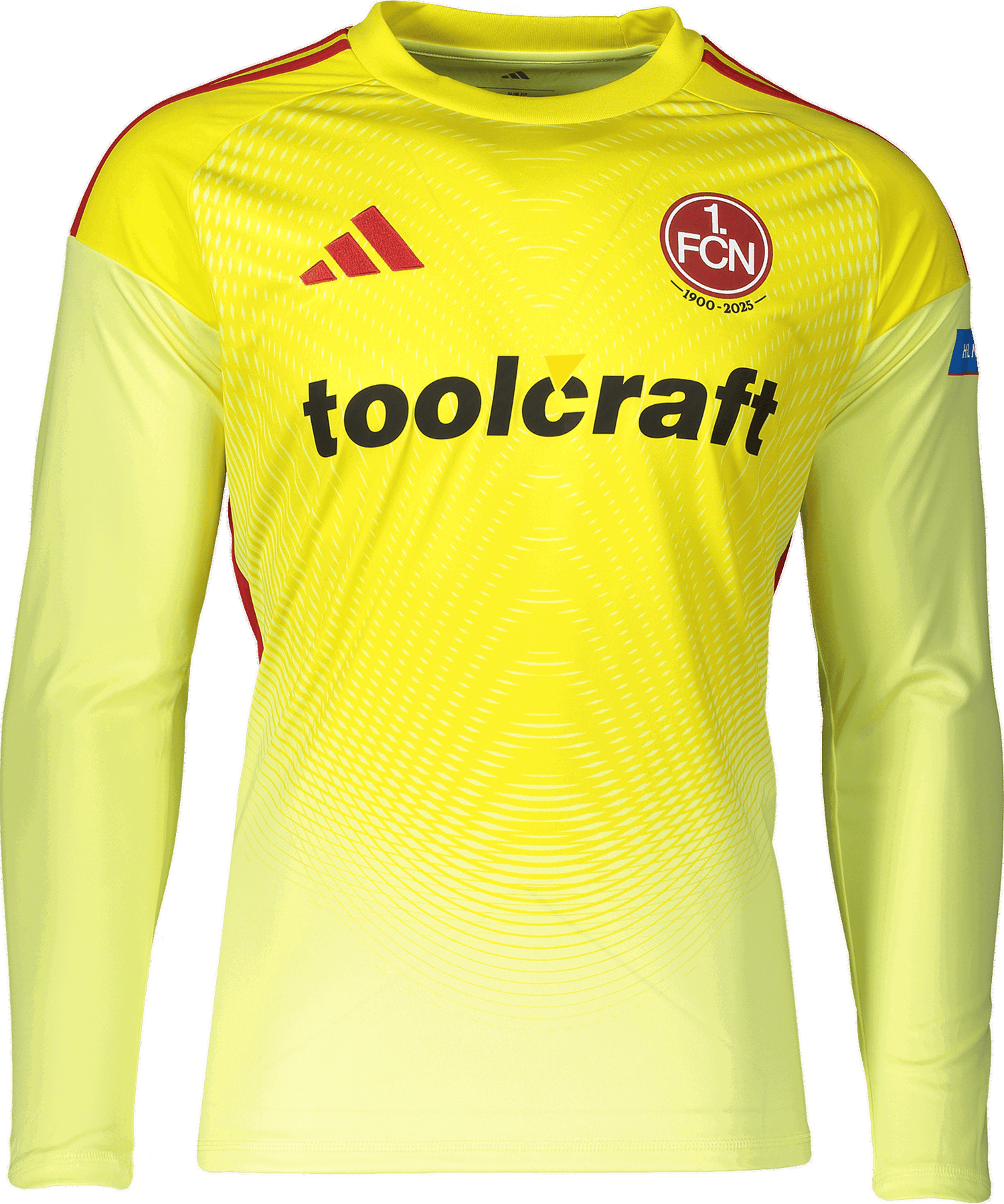 Jersey adidas Originals 1. FC Nürnberg Goalkeeper 2025/26 Jersey Gul | 6fcnjn2018, 0