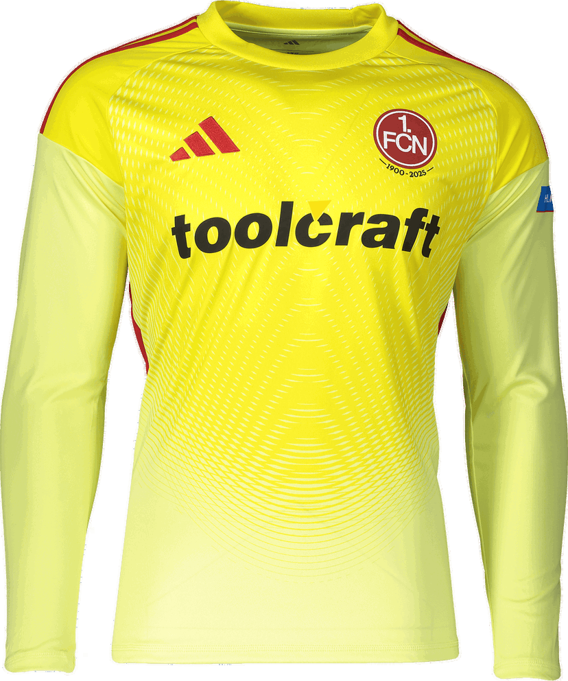 Jersey adidas Originals 1. FC Nürnberg Goalkeeper 2025/26 Jersey Gul | 6fcnjn2018