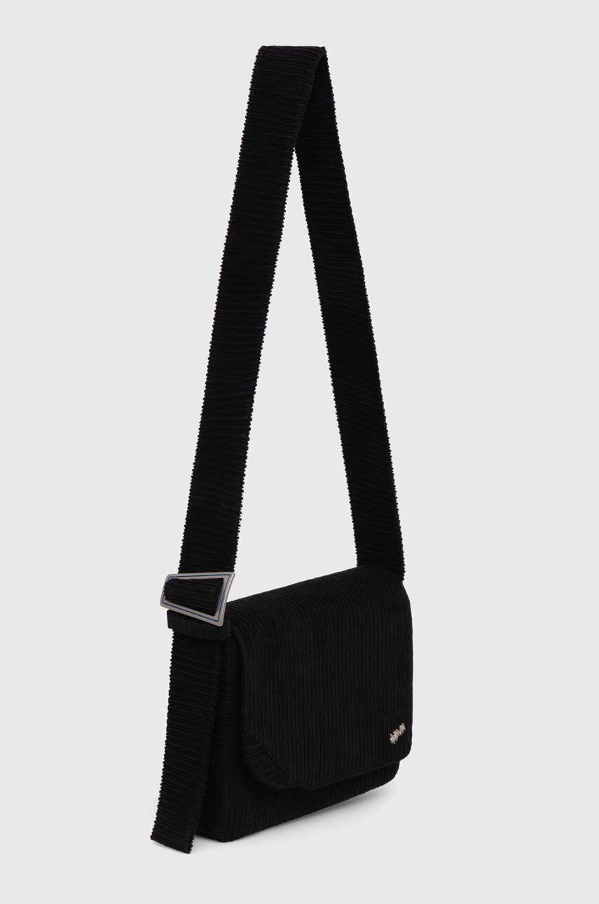 Skuldertaske ADER ERROR Gleas Black Corduroy Shoulder Bag Sort | BMADFWBA2201, 1