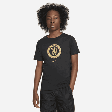 T-shirt Nike Tričko Chelsea FC Crest Sort | FD2588-426, 0
