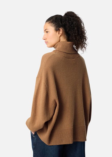 Sweater AXEL ARIGATO Maeve Turtleneck Cropped Sweater Brun | A3324002, 3