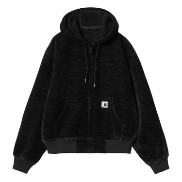Sweatshirt Carhartt WIP Active Fleece Zip-Up Hoodie Sort | I033905_8, 7