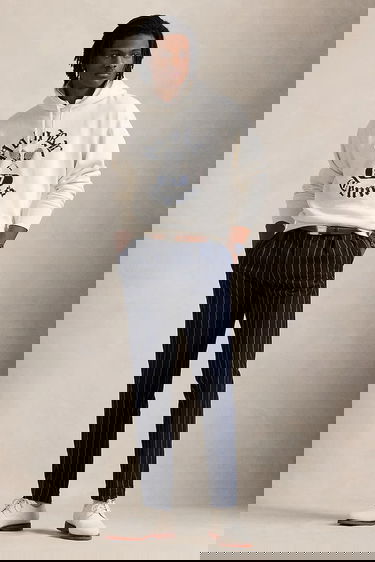 Sweatshirt Polo by Ralph Lauren Polo Ralph Lauren Graphic Hoodie Hvid | 710964974, 2