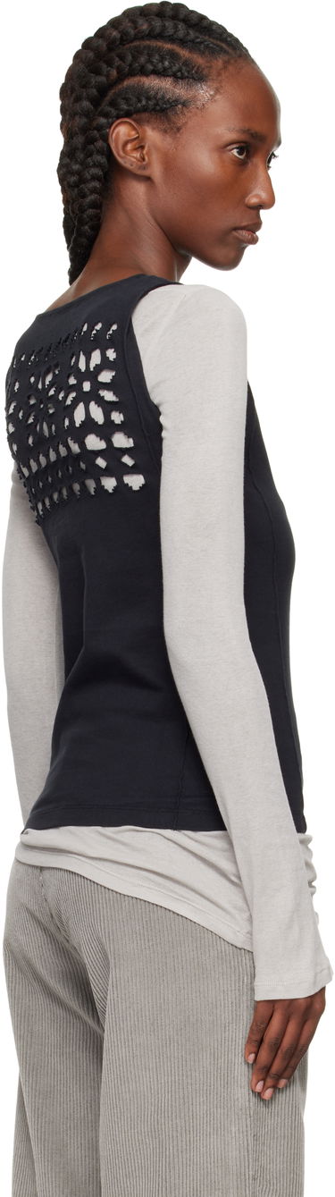 Tanktop OUR LEGACY Sleeveless Lounge Top Sort | W4256LC, 2