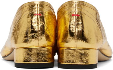 Skopleje Aeyde Aeyde Pippa Leather Ballerina Flats Metalisk | A11-FL-GLVR25RO126-SS25-902-068, 1
