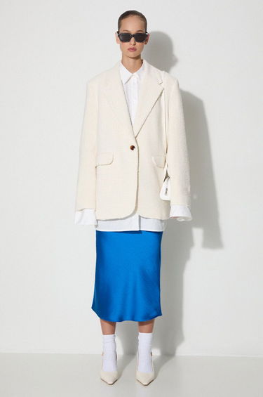 Jakke Samsoe Samsoe Single-Breasted Straight Fit Blazer Beige | F23200185, 1