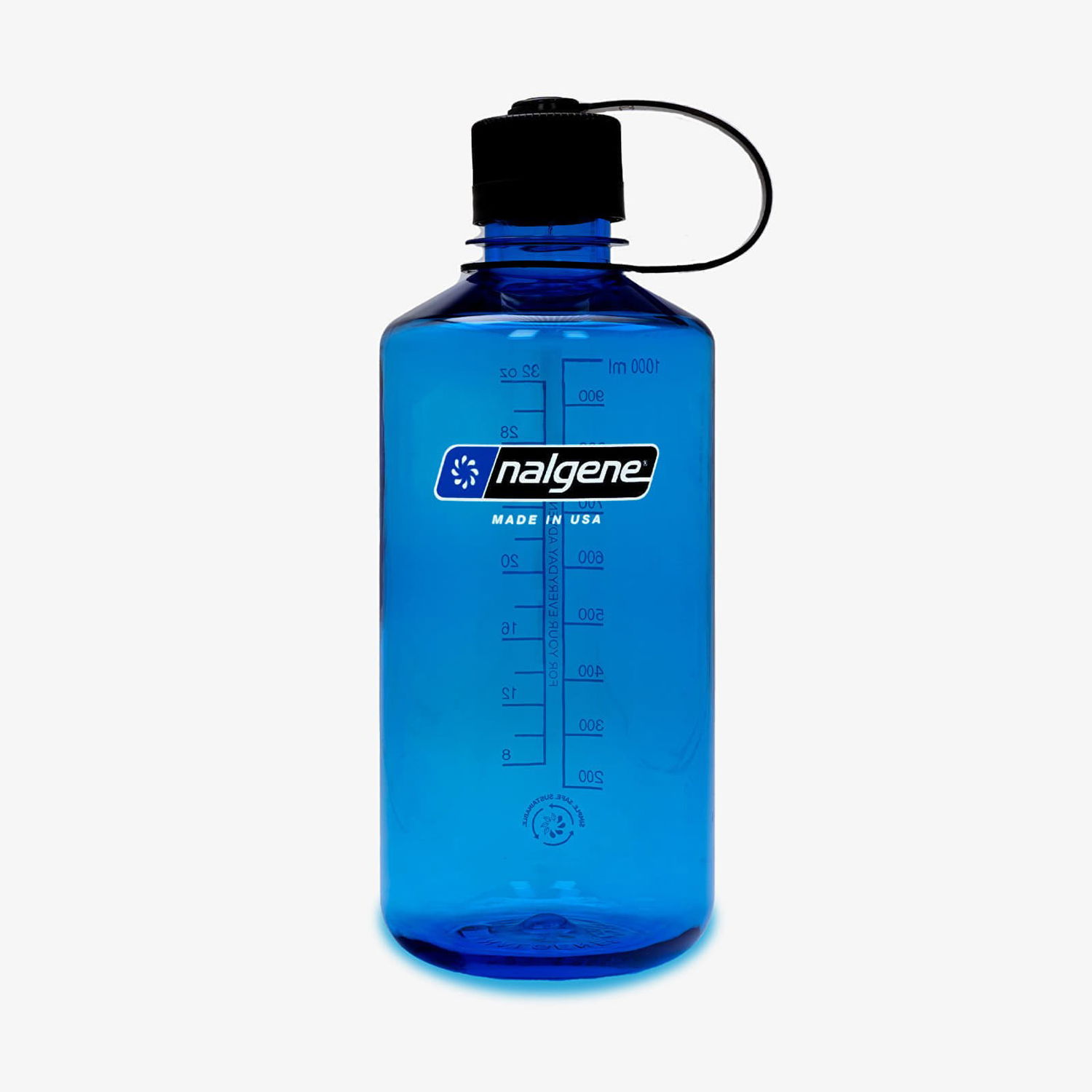 Drikkeflaske Nalgene 1000ml Narrow Mouth Sustain Universal Blå | 2021-0532, 0