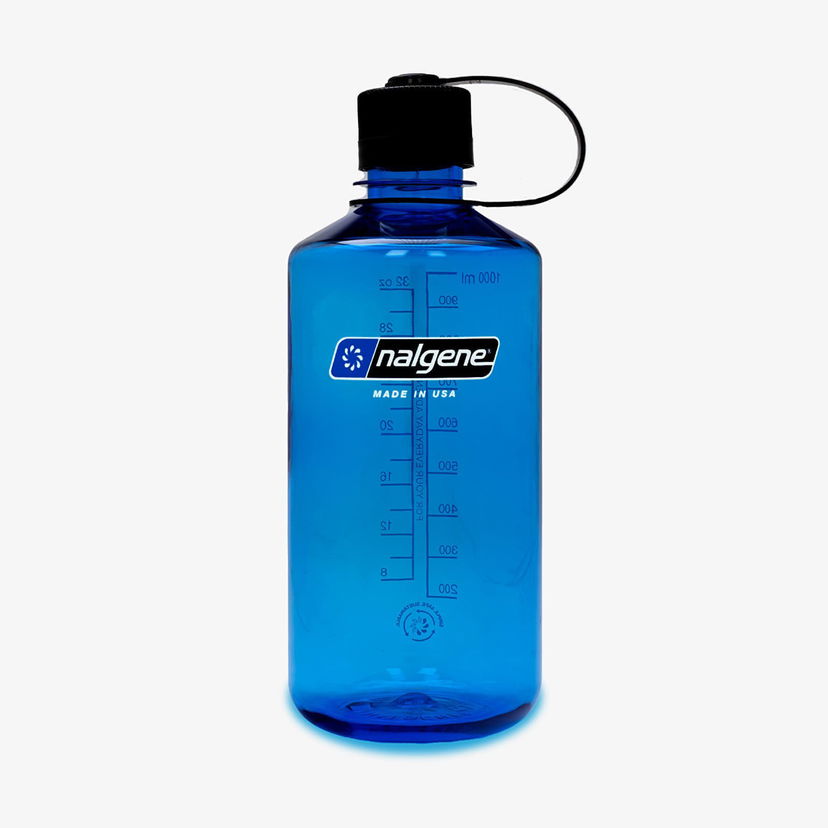 Drikkeflaske Nalgene 1000ml Narrow Mouth Sustain Universal Blå | 2021-0532