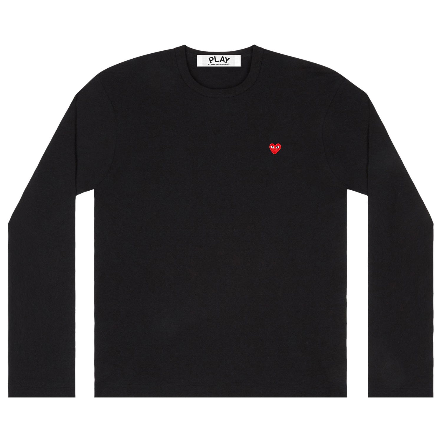 T-shirt Comme des Garçons PLAY Mini Heart Long-Sleeve Tee Sort | AZ T307 051 1, 1