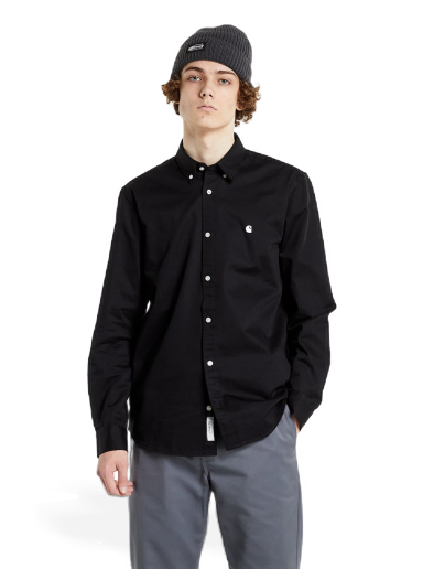 Skjorte Carhartt WIP Work In Progress Madison Sort | I023339 Black/ Wax