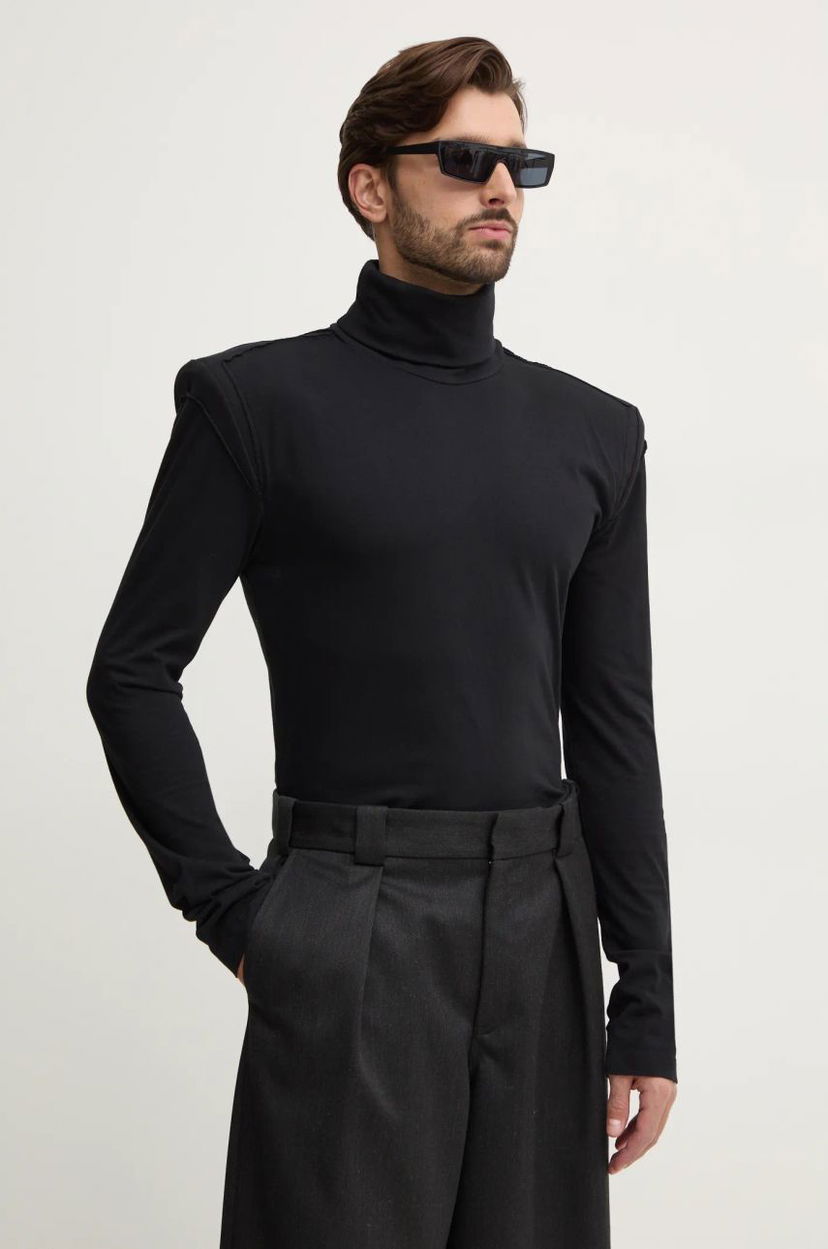 T-shirt Maison Margiela Long Sleeve Turtleneck Top Sort | SH2NH0002.S23588