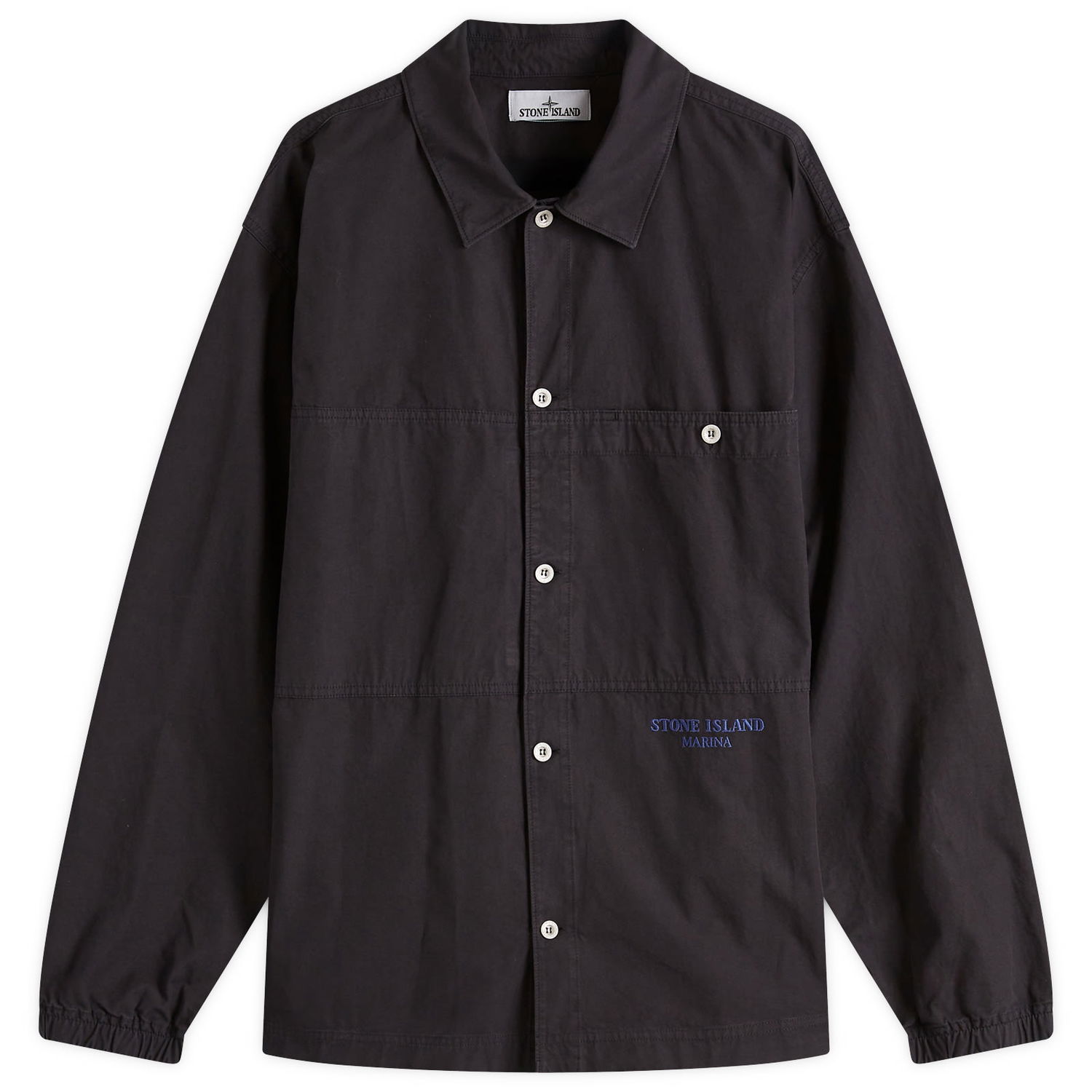 Skjorte Stone Island Stone Island Marina Tela Overdyed Overshirt Sort | K1S151200025-V0020, 1