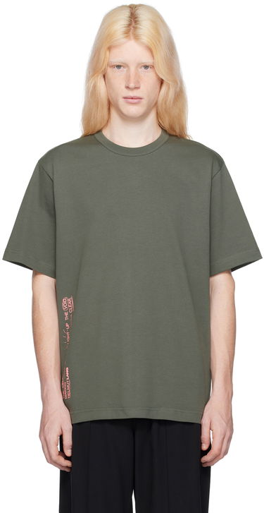 T-shirt Helmut Lang Space Graphic T-Shirt Grøn | N09HM521, 0